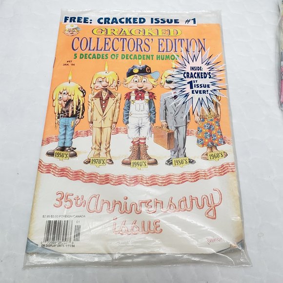 Cracked Magazine #1 1994 Reprint - Picture 2 of 2